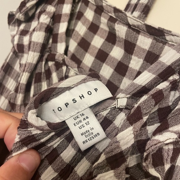 TopShop Checked Mini Dress - Picture 5 of 5